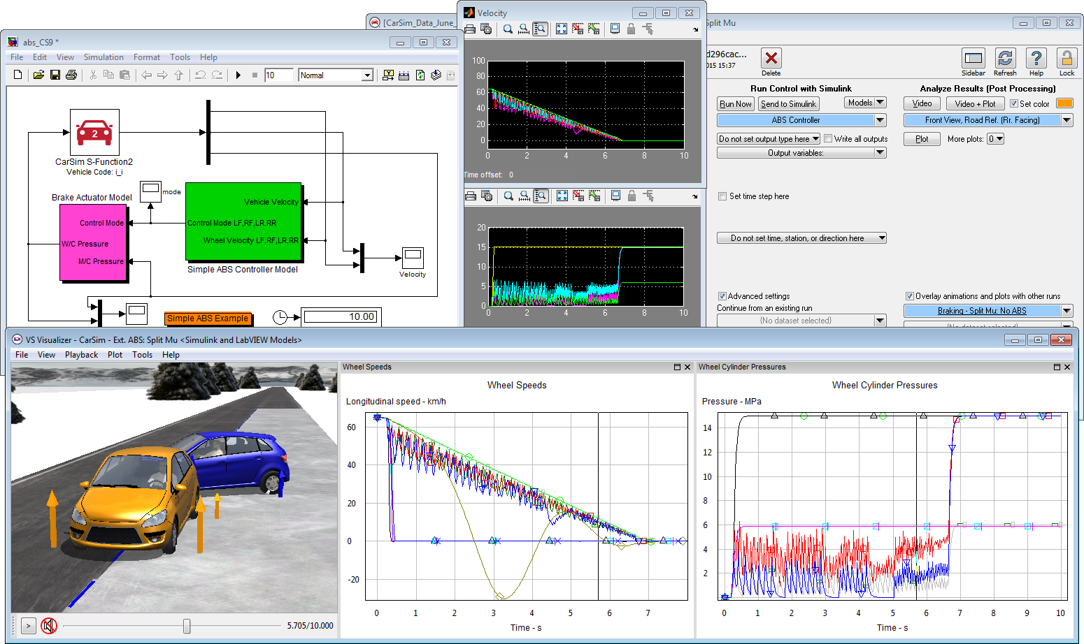 Driving Simulators (CarSim, TruckSim, and BikeSim)